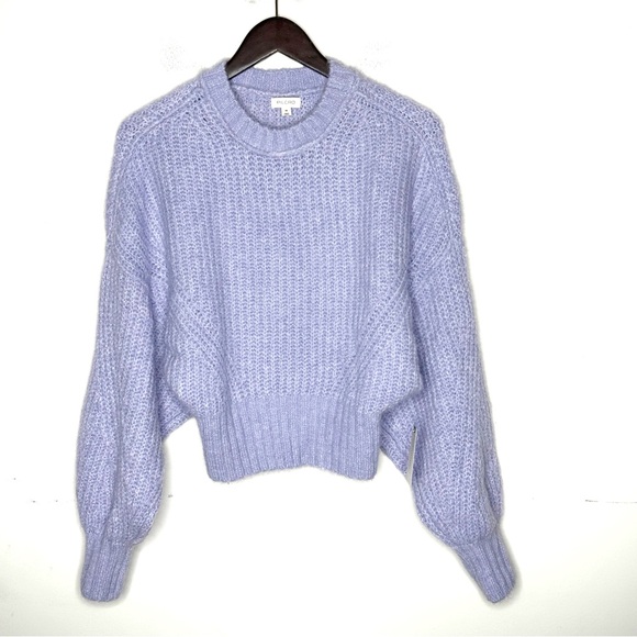 Anthropologie Pilcro Sweater Crew Neck Women Purple The Blake Slouchy XS NWT - Picture 4 of 12
